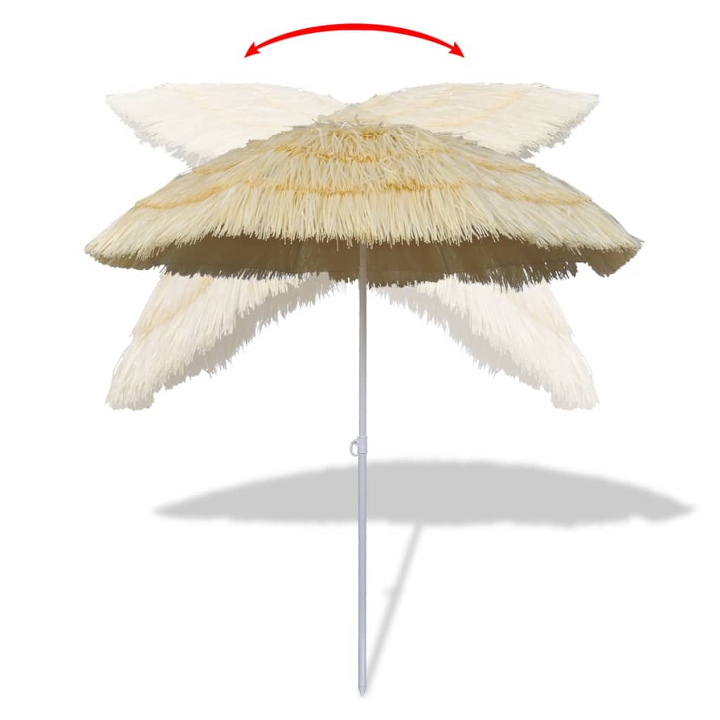 Vidaxl StrandParasol vippe Hawaii -stil