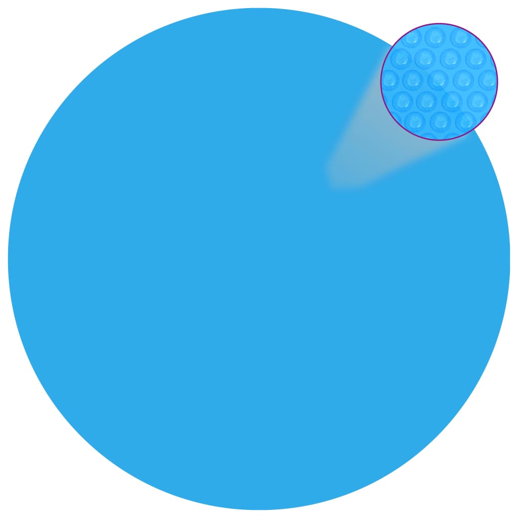 Vidaxl Pool seil rundt 488 cm pe blå