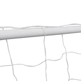 Vidaxl Football Gol con Net 182x61x122 cm in acciaio bianco