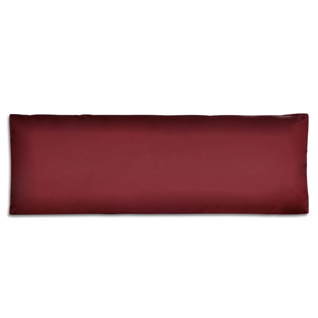 Vidaxl ryggpute polstret 120x40x10 cm vin rød