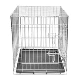 VidaXL Dog Bank Collapsible M metal