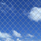 Vidaxl Mesh Fence 25x1.25 M de acero galvanizado de color plateado