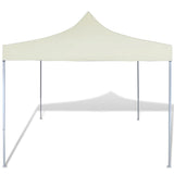 Vidaxl PartyTent sammenleggbar 3x3 m krem