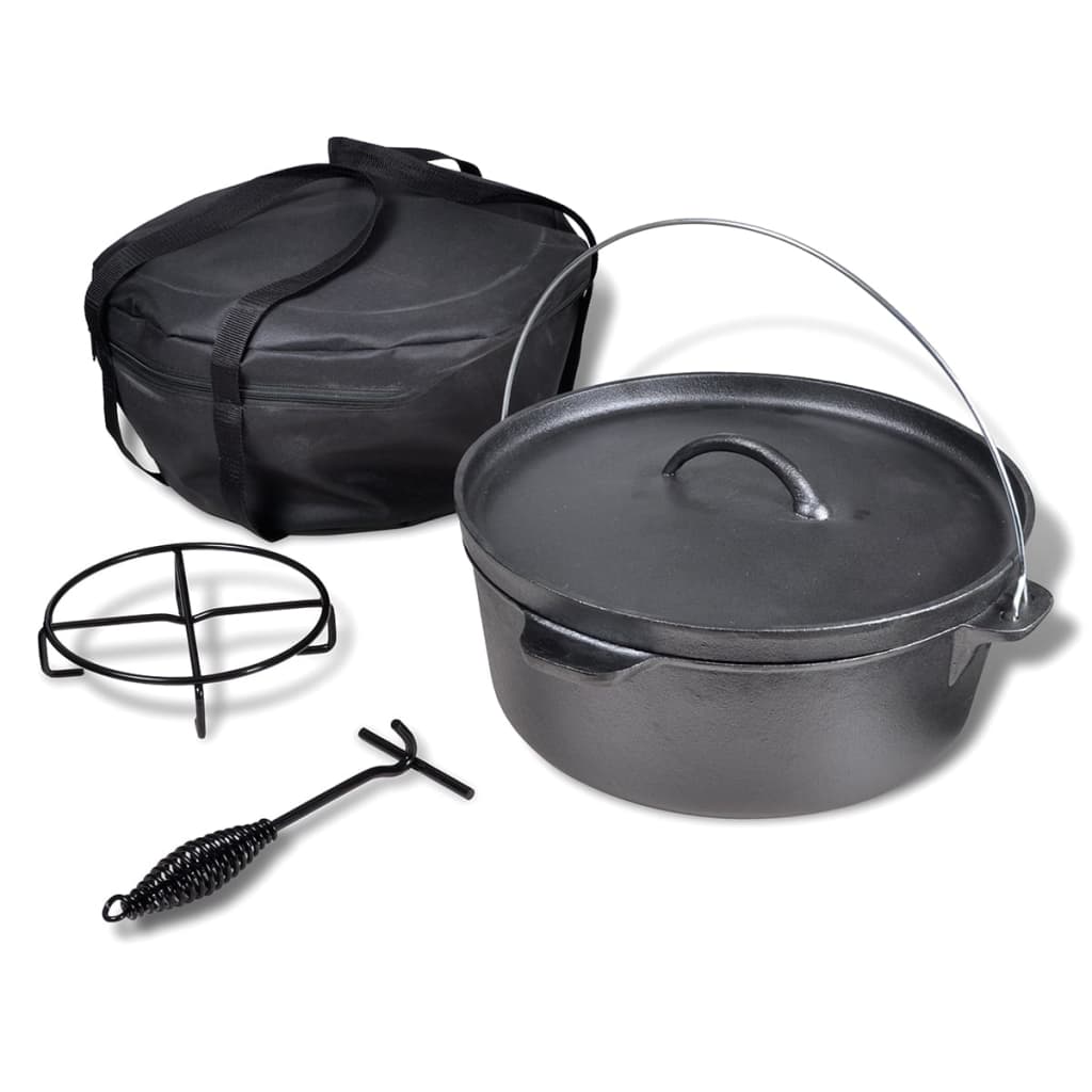 VidaXL Braadpan 11,3 L inclusief accessoires