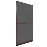 Vidaxl screen door with hinges Brown 120 x 240 cm