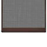 Puerta de pantalla Vidaxl con bisagras Brown 120 x 240 cm