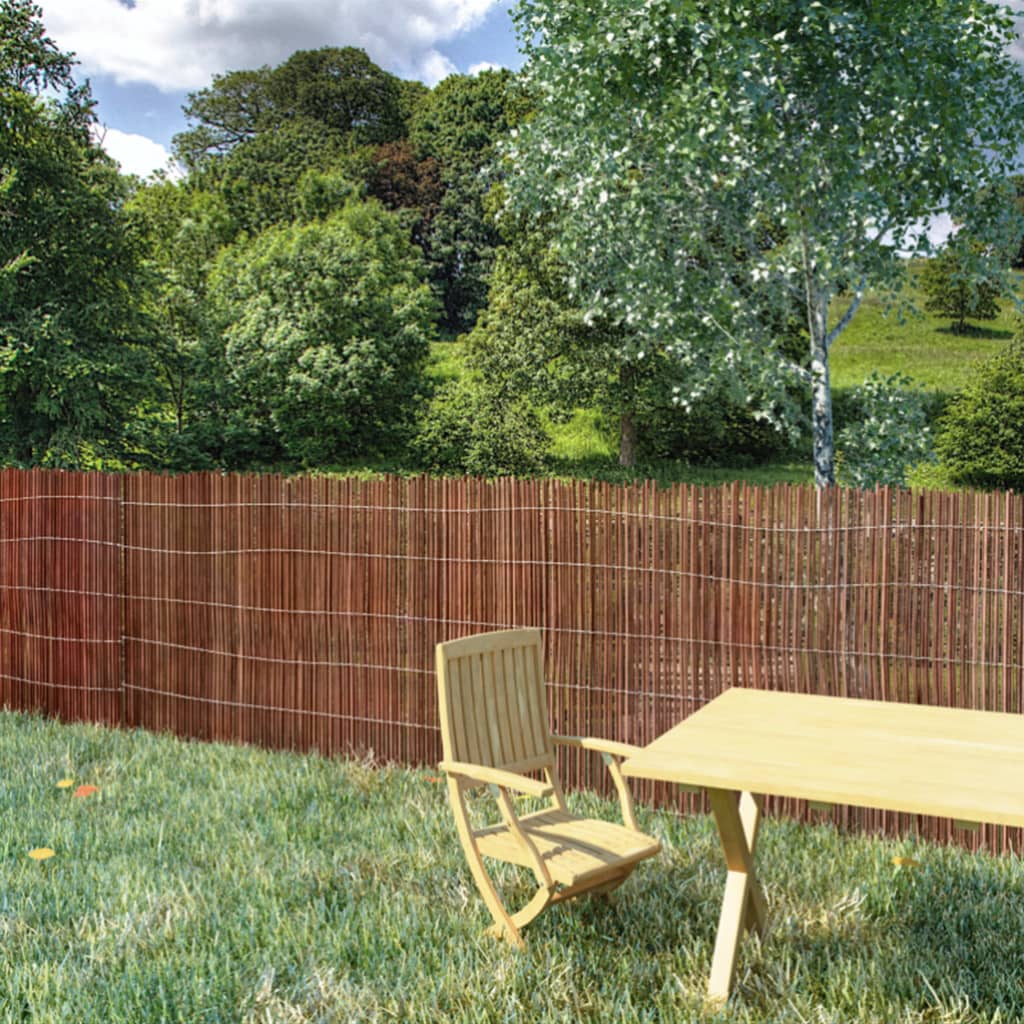 Vidaxl Garden Screen 300x100 cm Wilgenhout