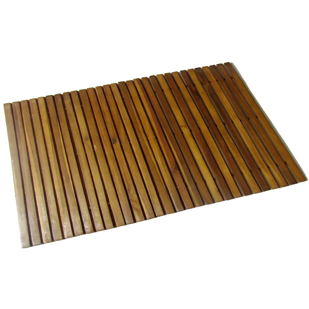 Vidaxl Bathmat 80x50 cm en bois acacia