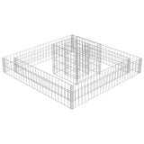 Vidaxl Gabion Planning Box 120x120X20 cm galvanizovaná ocel