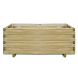 VIDAXL -Pflanzer eingesetzt rechteckige 100x50x40 cm Holz