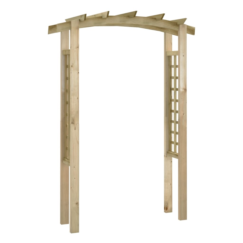 Vidaxl Garden Arch 150x60x210 cm legno