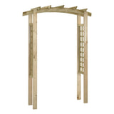 Vidaxl Garden Arch 150x60x210 cm legno