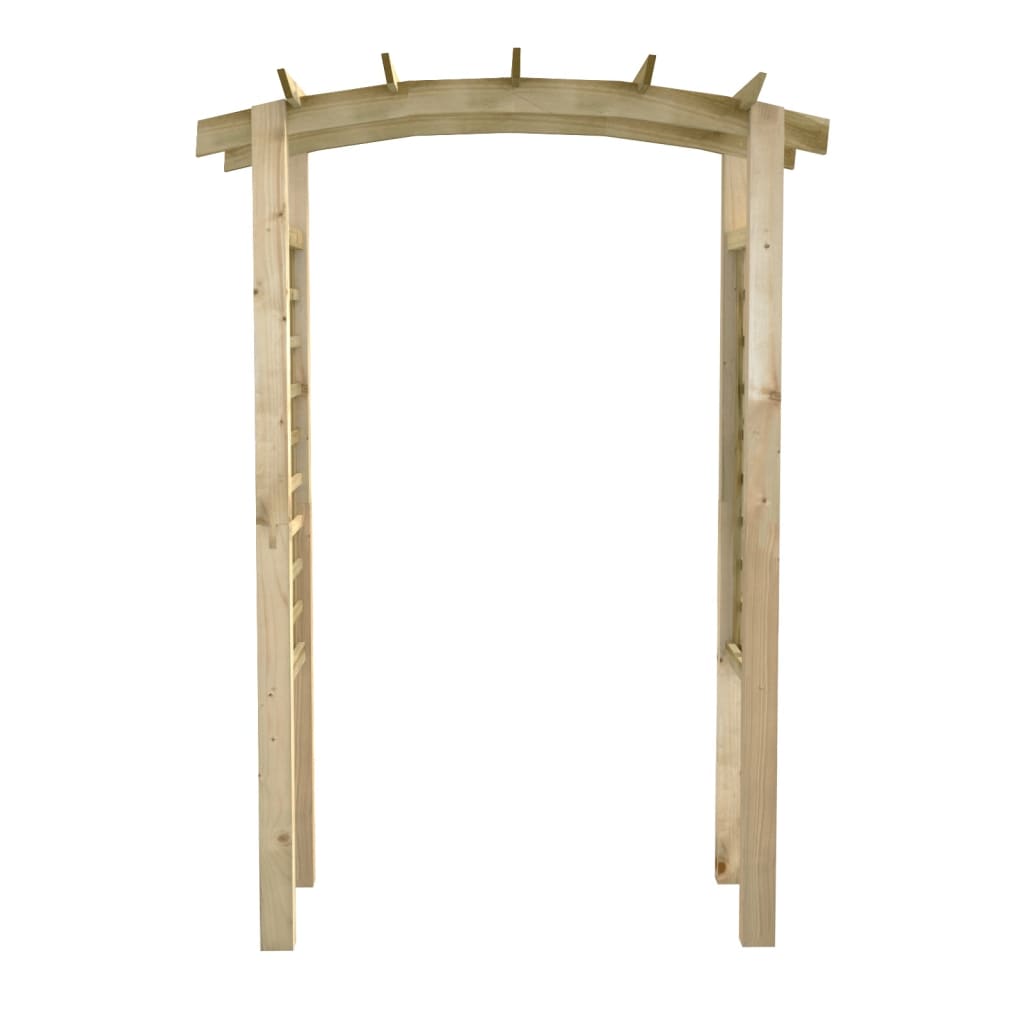 Vidaxl Garden Arch 150x60x210 cm legno