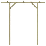 Vidaxl Pergola 205x40x203 cm Holz