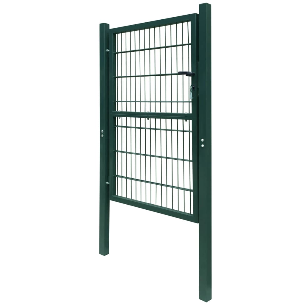 Vidaxl Poort Double Rod Bold (tobillo) 106x190 cm verde