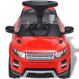 Vidaxl walking car Land Rover 348 with music red