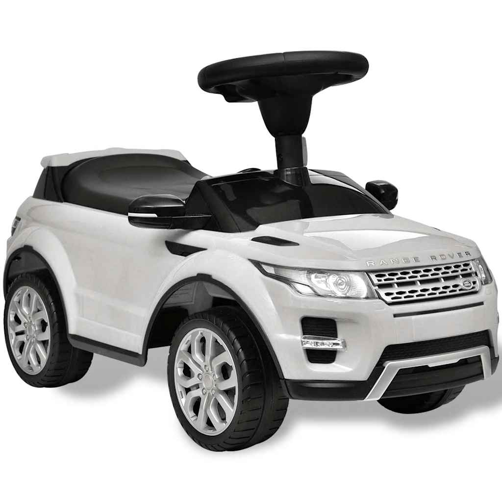 Vidaxl Walking Car Land Rover 348 med musikk White