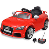 Vidaxl Kanner Auto elektresch mat Remote Kontroll Audi tt Rs rout