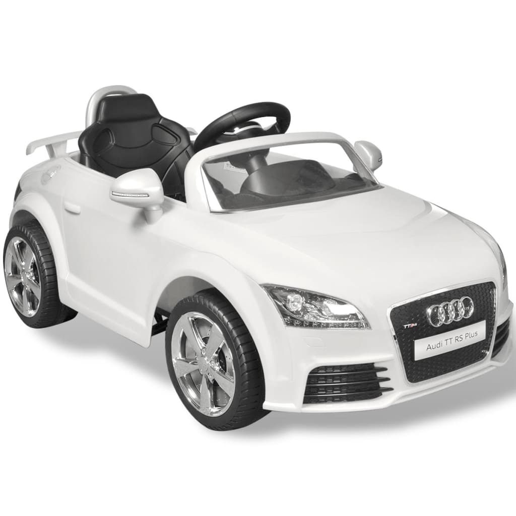 VidaXL Elektrische auto Audi TT RS met afstandsbediening wit