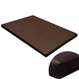 Vidaxl Mat de chien plate carré m marron