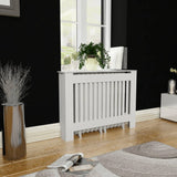 Construction de radiatorom vidaxl 112 cm mdf blanc