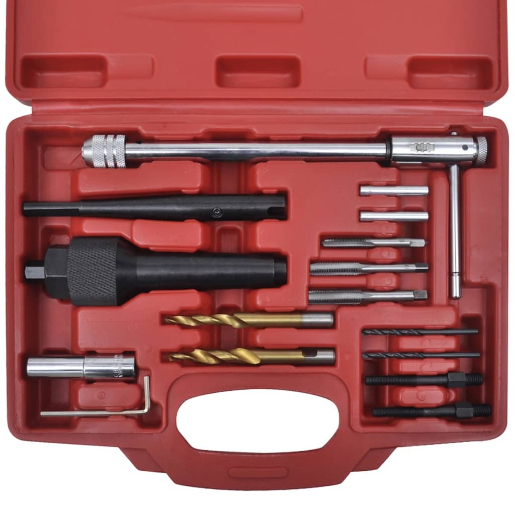 Vidaxl Glow Plug Key Set 16 pièces