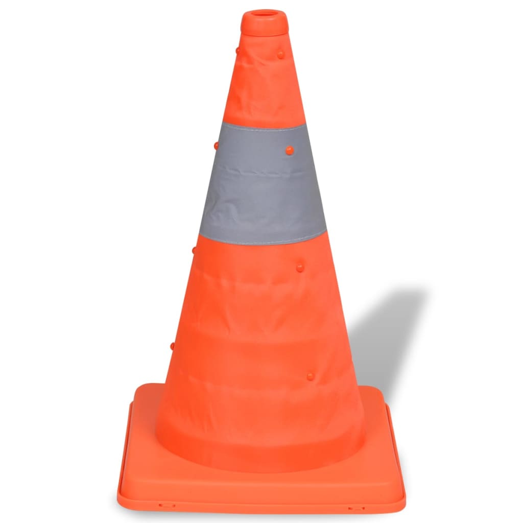 Vidaxl Traffic Cone Folding 42 cm 5 stykker