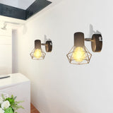 Vidaxl Wall Lamps 2 St med LED industriell stil svart