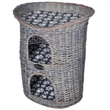 Vidaxl Cat Bed House Scratching Post 2-lag med pude-pil