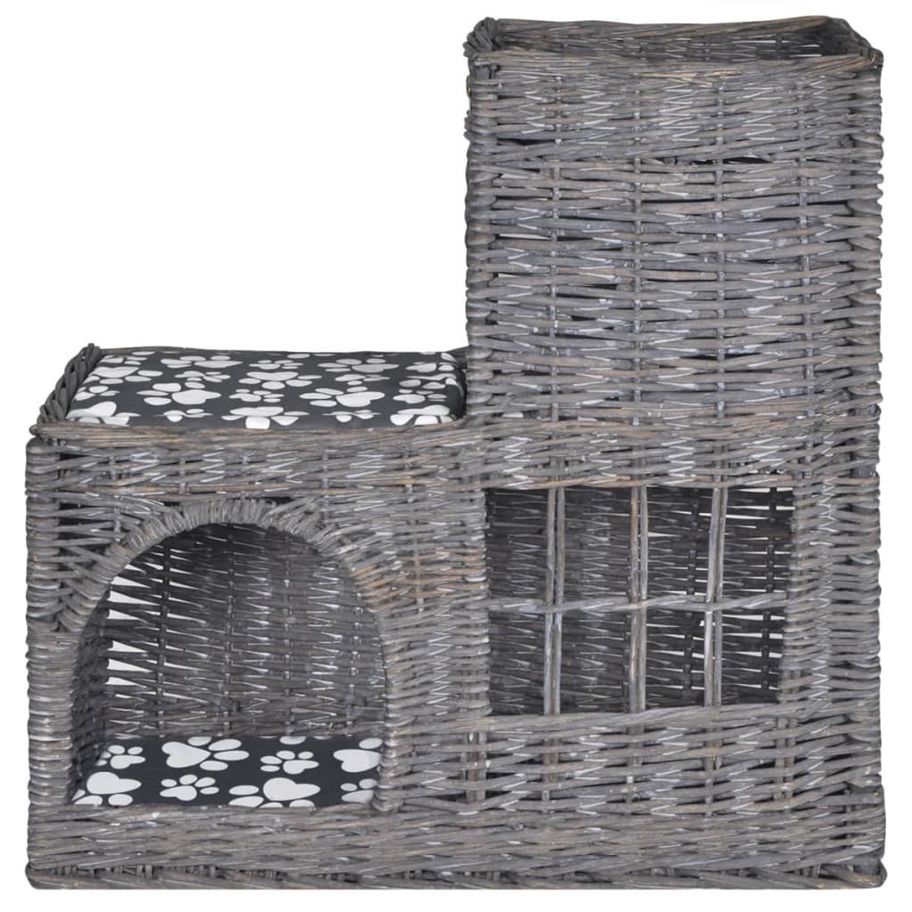 Zámek Vidaxl Cat Bed House s polštáři