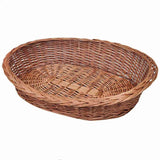 Vidaxl Dog Basket łóżko dla zwierząt 90 cm naturalne wierzby