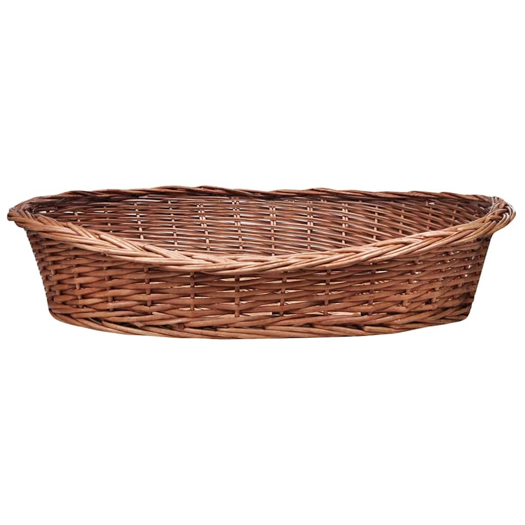 Vidaxl Dog Basket Pet Bed 90 cm Natural Willows