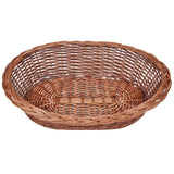 Vidaxl Dog Basket Bed 69 cm Natural Willow