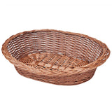 Vidaxl Dog Basket łóżko dla zwierząt 50 cm naturalna wierzba