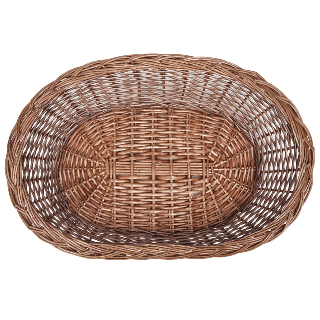 Vidaxl Canke Basket per cestino permanente 50 cm Willow naturale