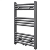 Rack de serviette de radiateur Vidaxl droit 500x764 mm gris