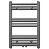 Rack de serviette de radiateur Vidaxl droit 500x764 mm gris