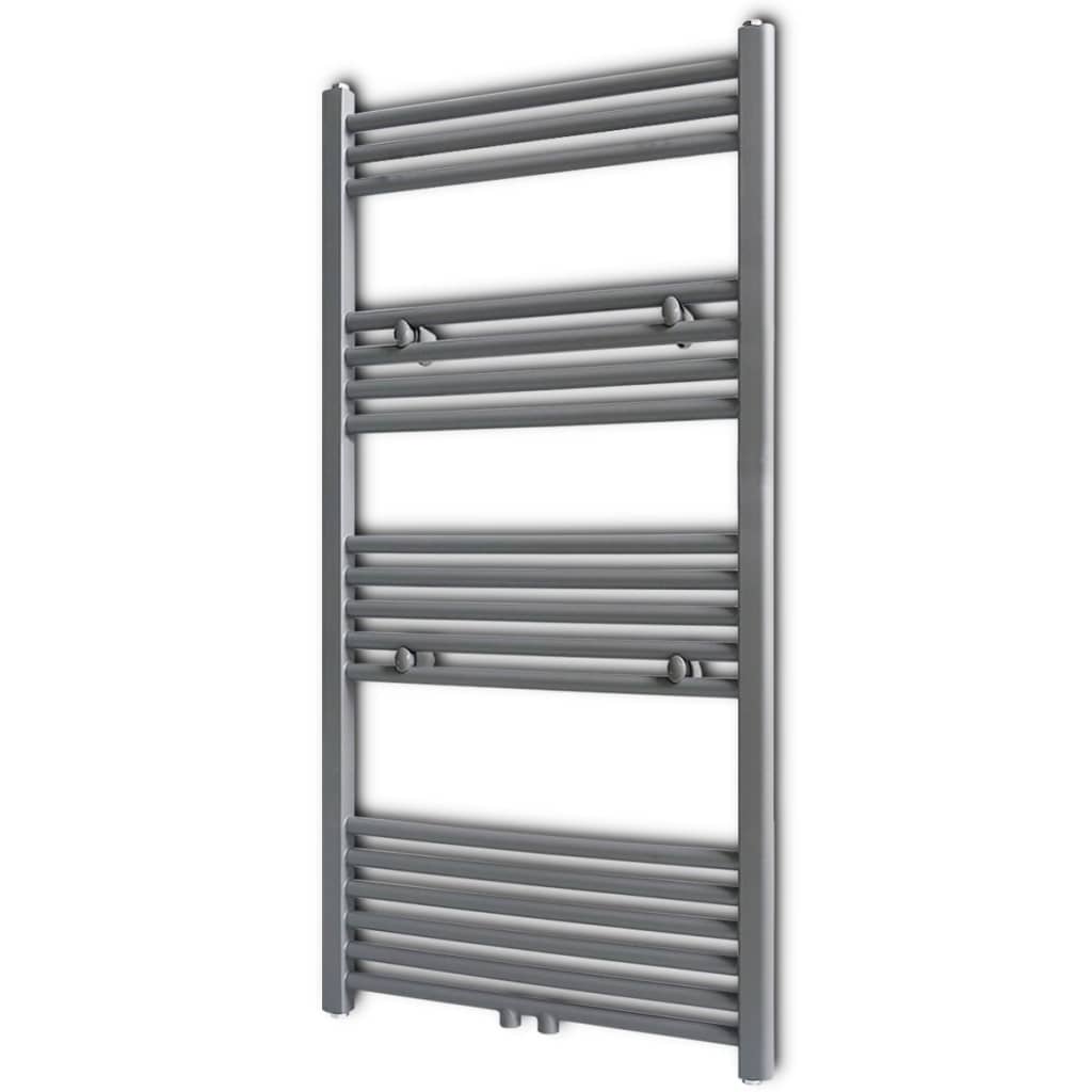 Vidaxl Radiator handduksställ rakt 600x1160 mm grå