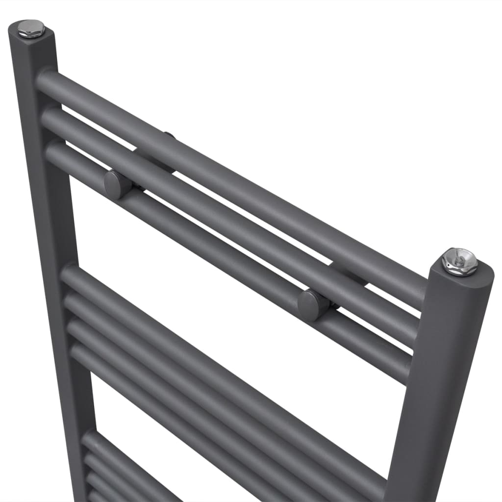 Vidaxl Radiator handduksställ rakt 600x1160 mm grå