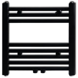 Vidaxl Radiator Towel rack Straight 480x480 mm Black