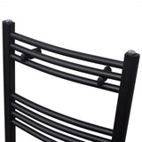 BIDAXL RADIATOR TUTLE RACK BENT 500X764 MM SVART