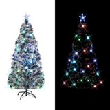 Árbol de Navidad Vidaxl con LED y fibra óptica estándar de 180 cm