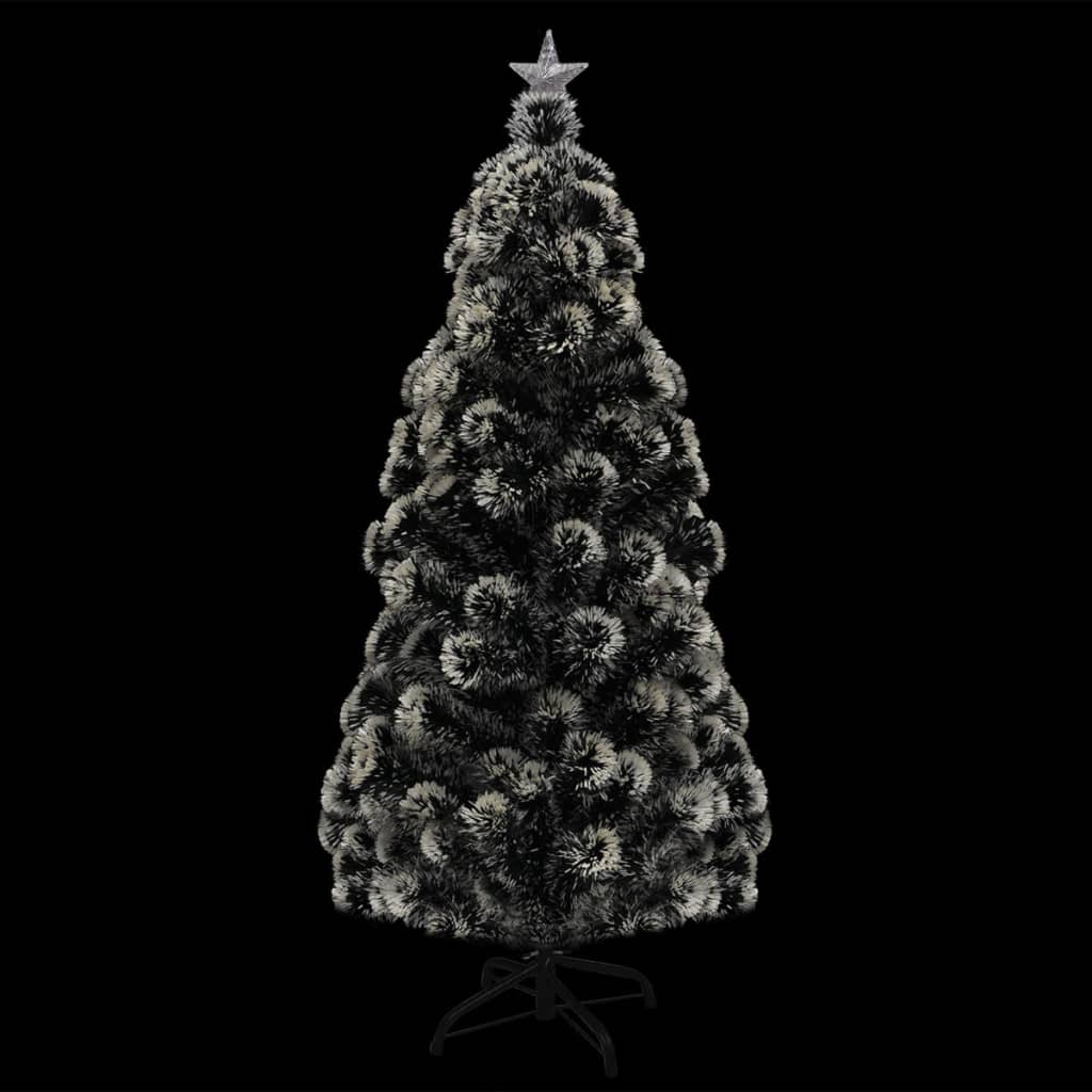 Árbol de Navidad Vidaxl con LED y fibra óptica estándar de 210 cm