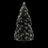 Árbol de Navidad Vidaxl con LED y fibra óptica estándar de 210 cm