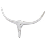 Vidaxl bull's head for the wall aluminum 72 cm silver colored