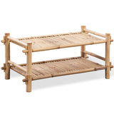 Vidaxl Soue-Rack Bamboo deux couches