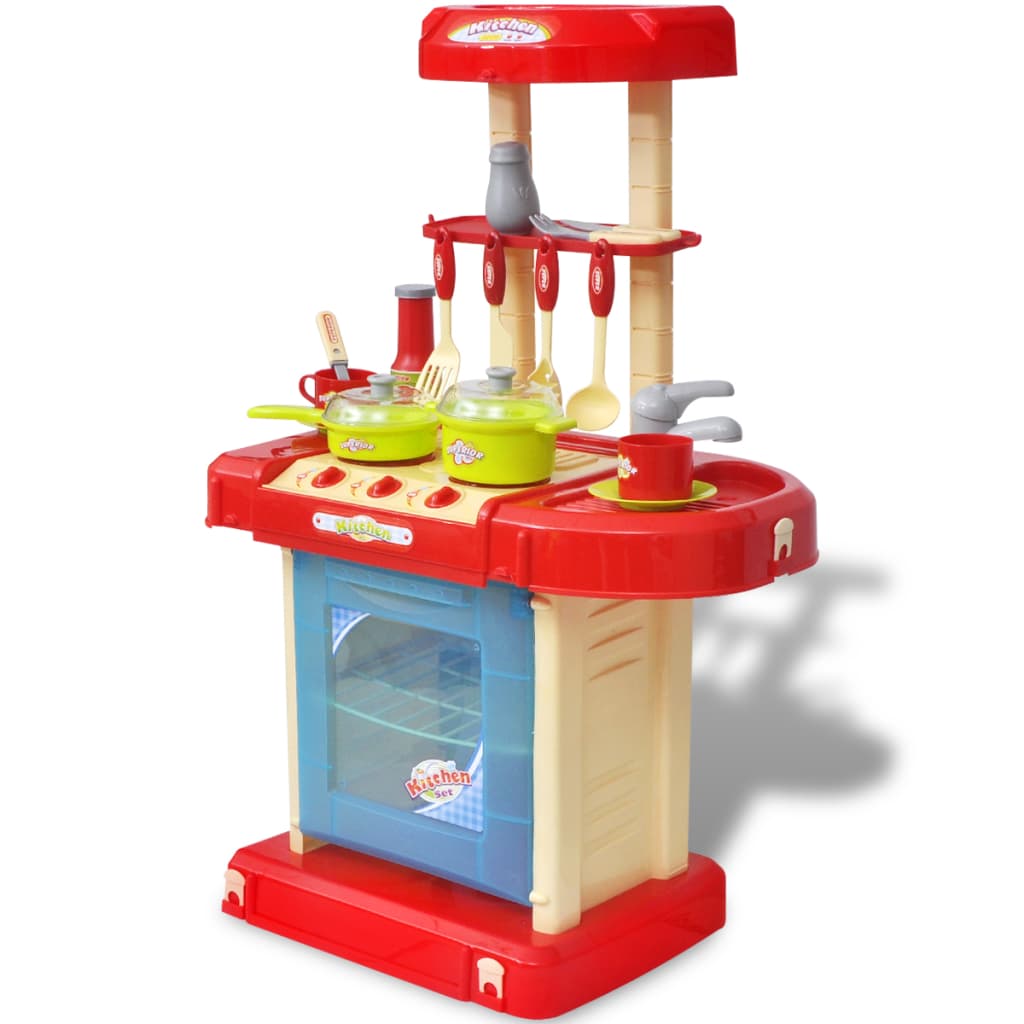 Vidaxl Children's Play Kitchen con luces Efectos de sonido