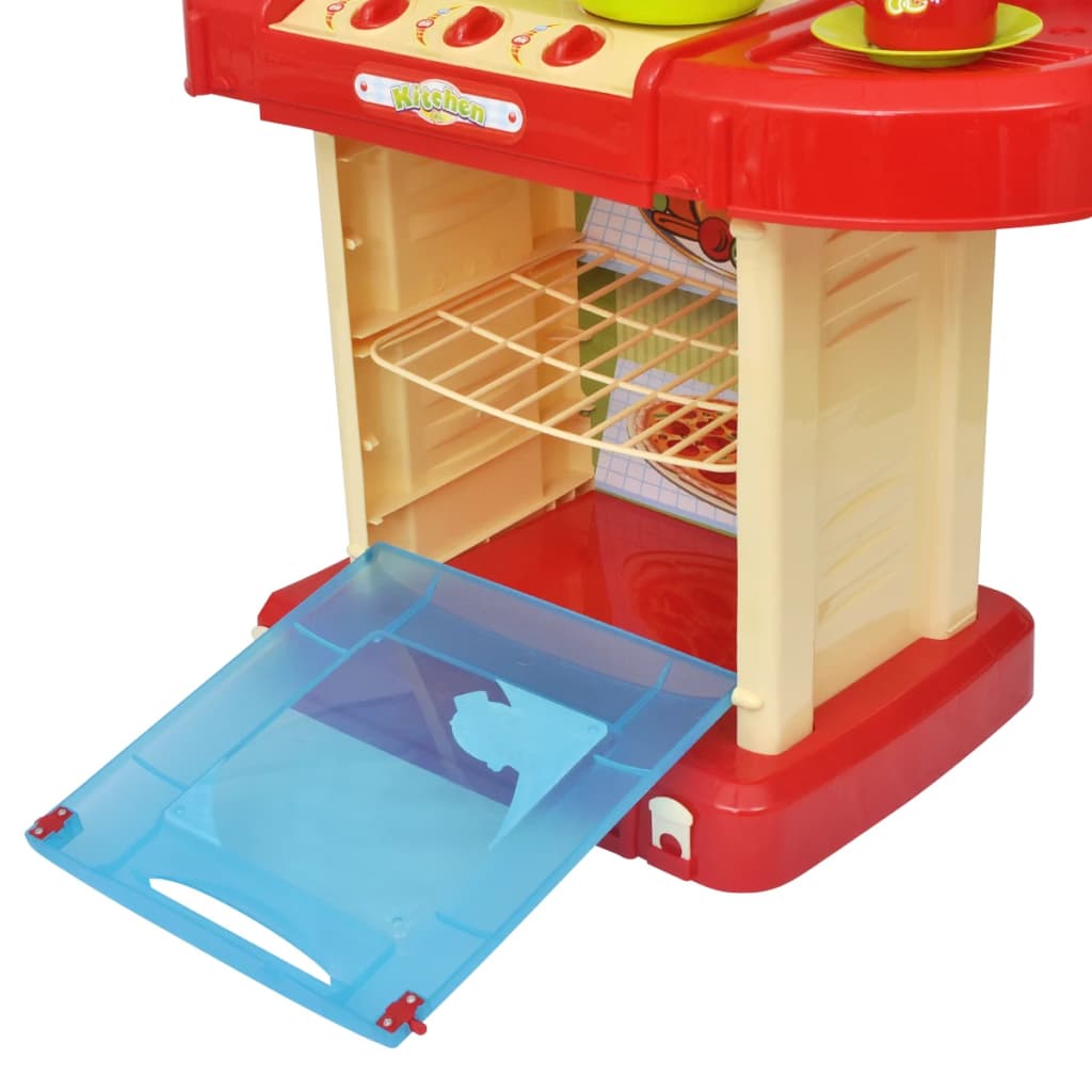 Vidaxl Children's Play Kitchen con luces Efectos de sonido