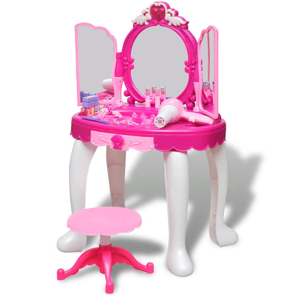 Vidaxl Toy Kapt Table in piedi con 3 specchi e suono leggero