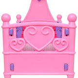 VidaXL doll bed for children's room pink + purple